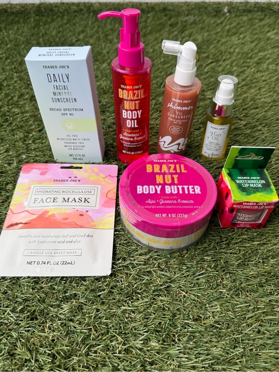 Trader Joe'S Other - Trader Joe’s Viral Beauty Self Care SUMMER GLOW Kit 7 Products BRAZIL NUT BUTTER